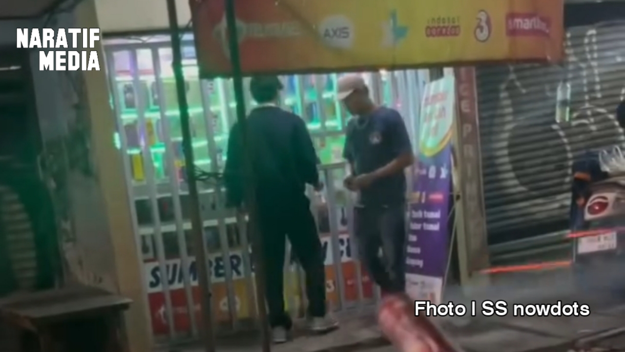 polisi imbau warga tidak serang toko obat tramadol (dok: naratifmedia/nowdots)