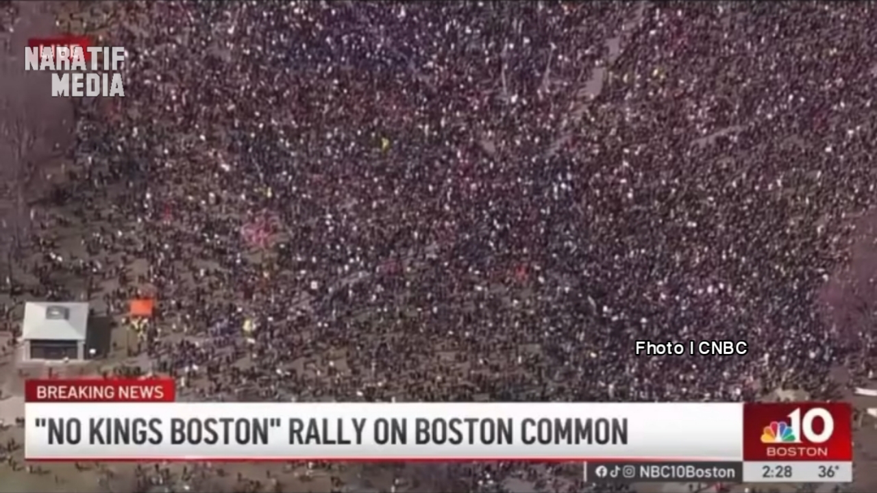 Protes Terbesar dalam Sejarah AS, 8 Juta Warga Turun ke Jalan Demo Trump