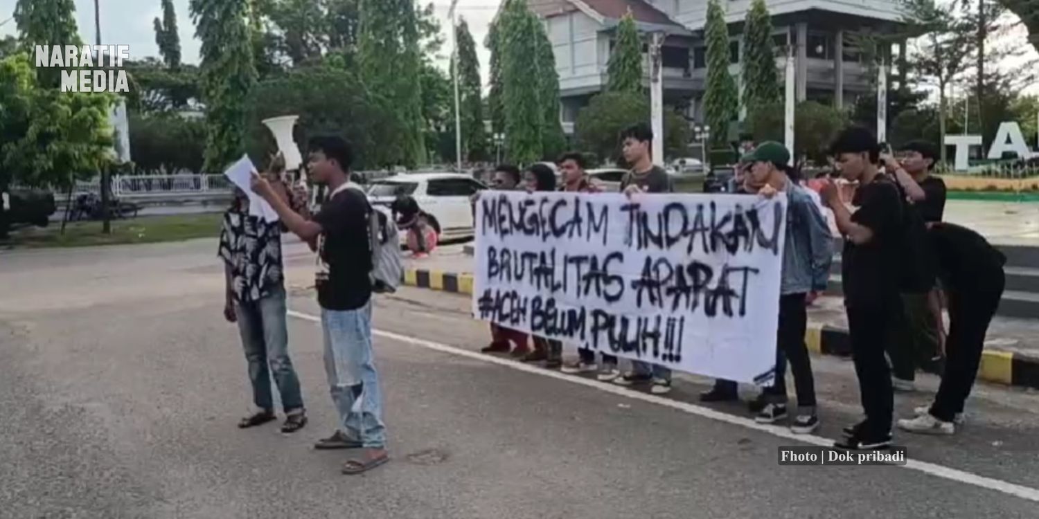 Mahasiswa Pase Gelar Aksi Solidaritas, Soroti Dugaan Brutalitas Aparat dan Desak Pemulihan Aceh Pasca Bencana