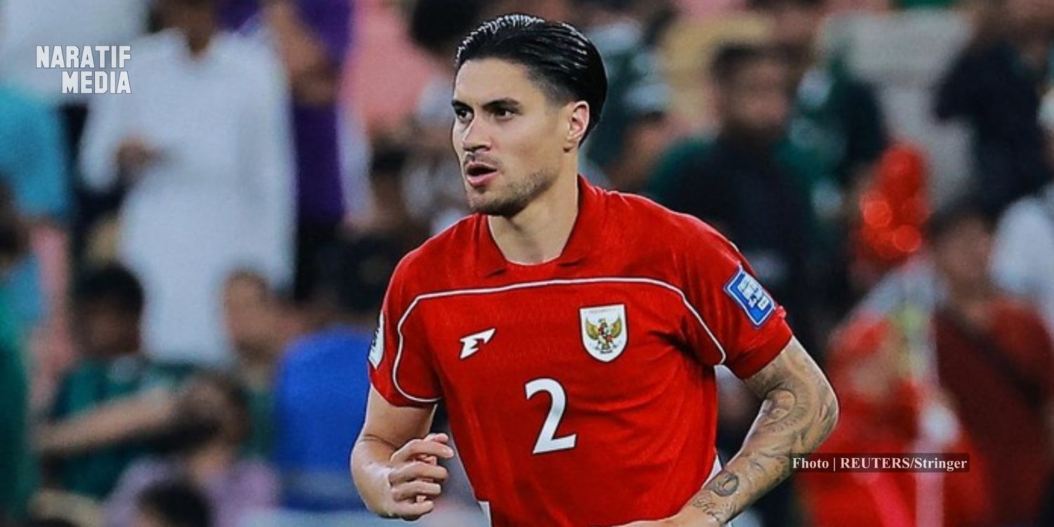 Bek Timnas Indonesia, Kevin Diks. (Naratifmedia/Stringer)