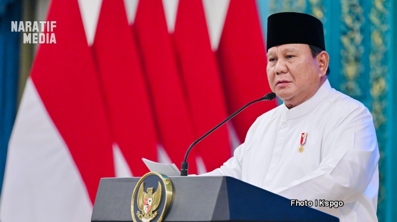 Presiden RI Prabowo Subianto (Naratifmedia/KSPGo)