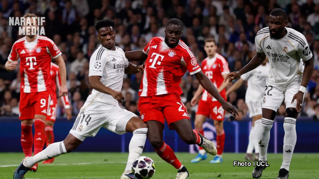 Real Madrid Vs bayer Munich,( Naratifmedia/UCL)