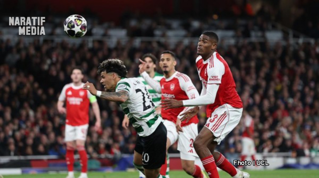 Arsenal Vs Sporting,( Naratifmedia/UCL)