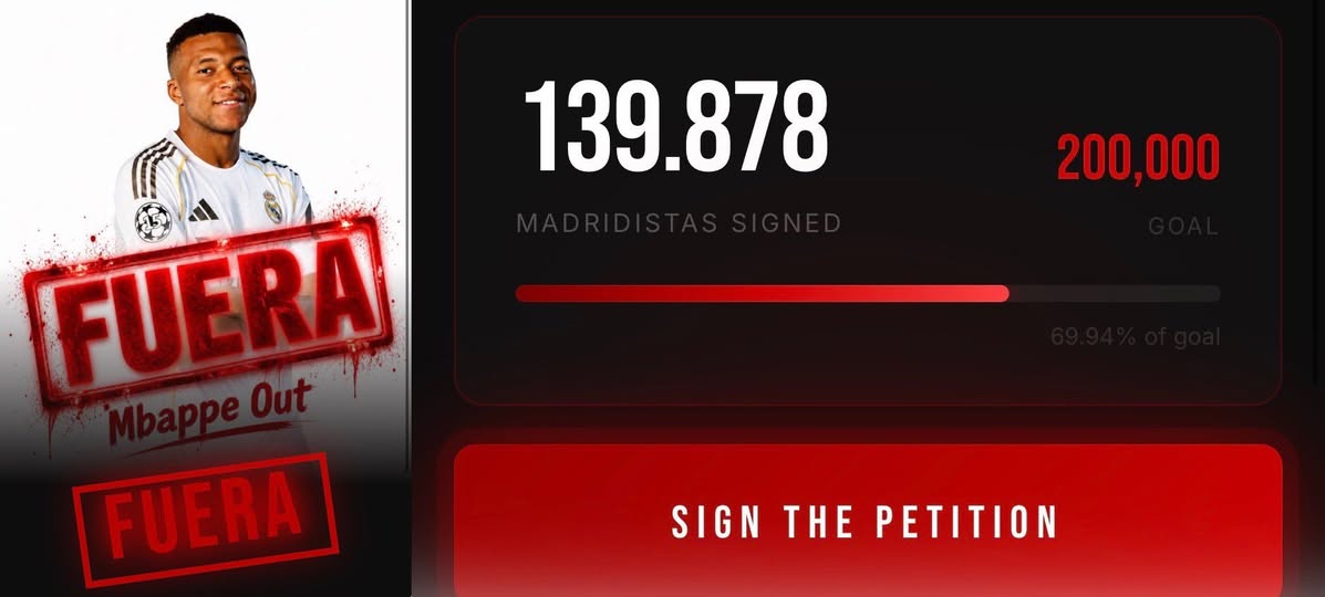 Mbappe out petition (Naratifmedia/Soccerbullet)