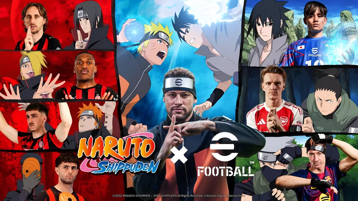 Efootbal x Naruto (Naratifmedia/Konami)