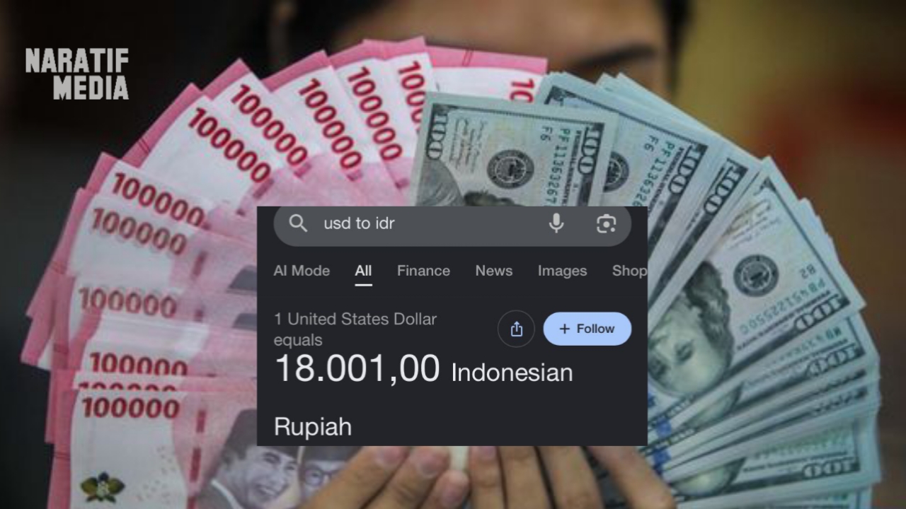 Usd to Rupiah (Naratifmedia/Istimewa)