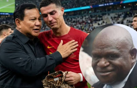 Natalius Pigai Sebut Prabowo dan Cristiano Ronaldo Punya Karakter Mirip: Pantang Menyerah