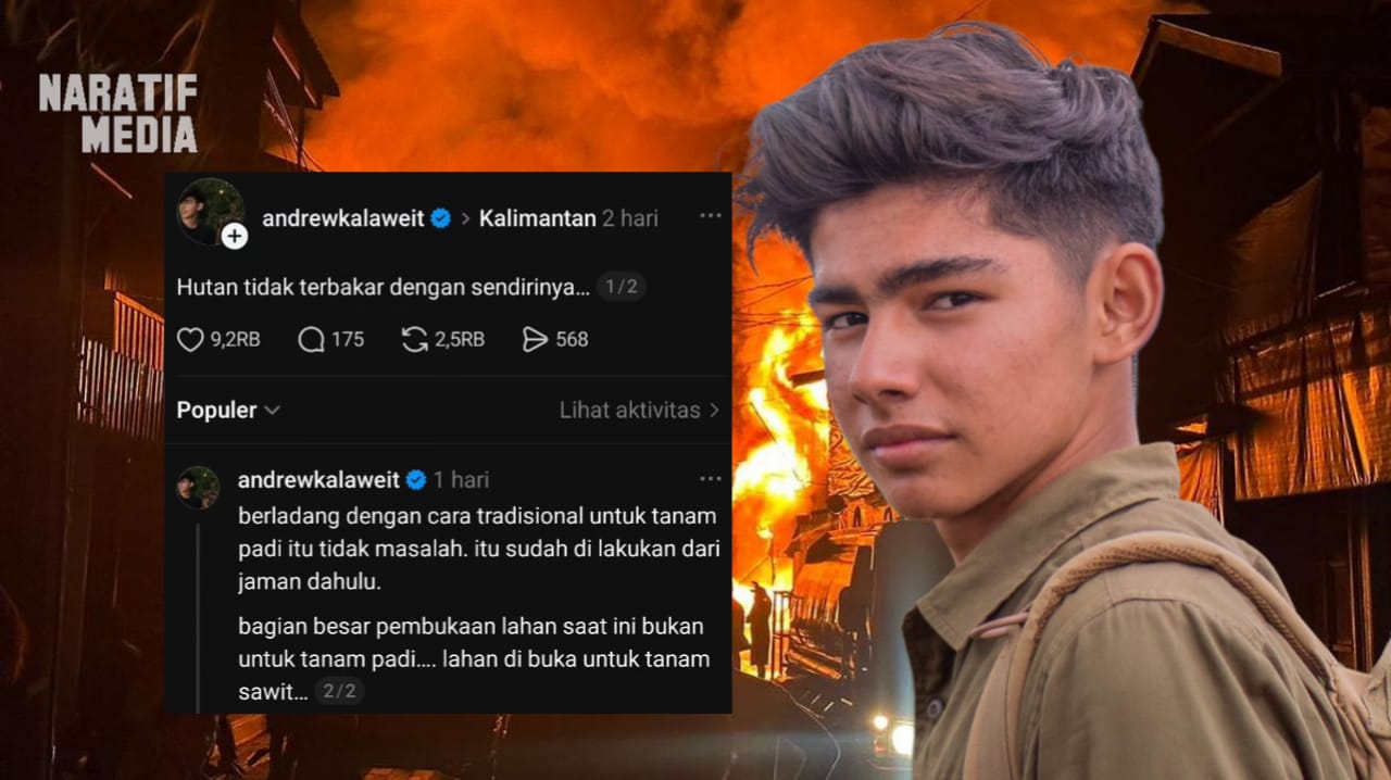 Andrew Kalaweit Soroti Dugaan Hutan Kalimantan Dibakar untuk Perkebunan Sawit