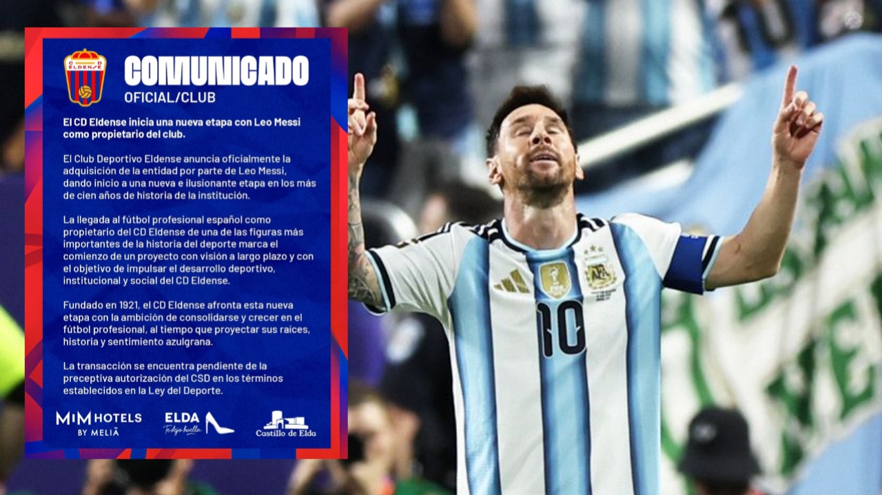 Lionel Messi Resmi Jadi Pemilik CD Eldense, Buka Era Baru di Sepak Bola Spanyol