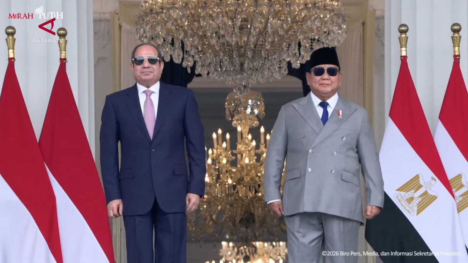 Prabowo Sambut Presiden Mesir dengan 120 Pasukan Berkuda, Indonesia dan Mesir Sepakati 4 MoU